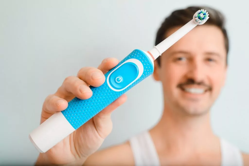  electric toothbrush, advertisement